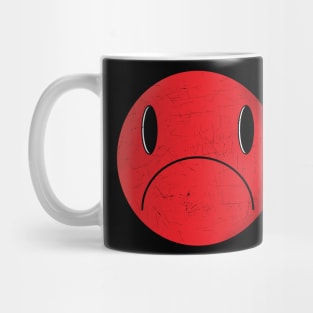 Sad Face sticker Mug